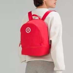 Lululemon Athletica Red City Adventurer Backpack Mini Club Patch 11L